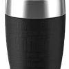 Emsa Isolier-Trinkbecher Travel Cup In Schwarz 2 Emsa Isolier-Trinkbecher Travel Cup In Schwarz -Red wine glass shop 10165 RZ TravelCup Schwarz RED