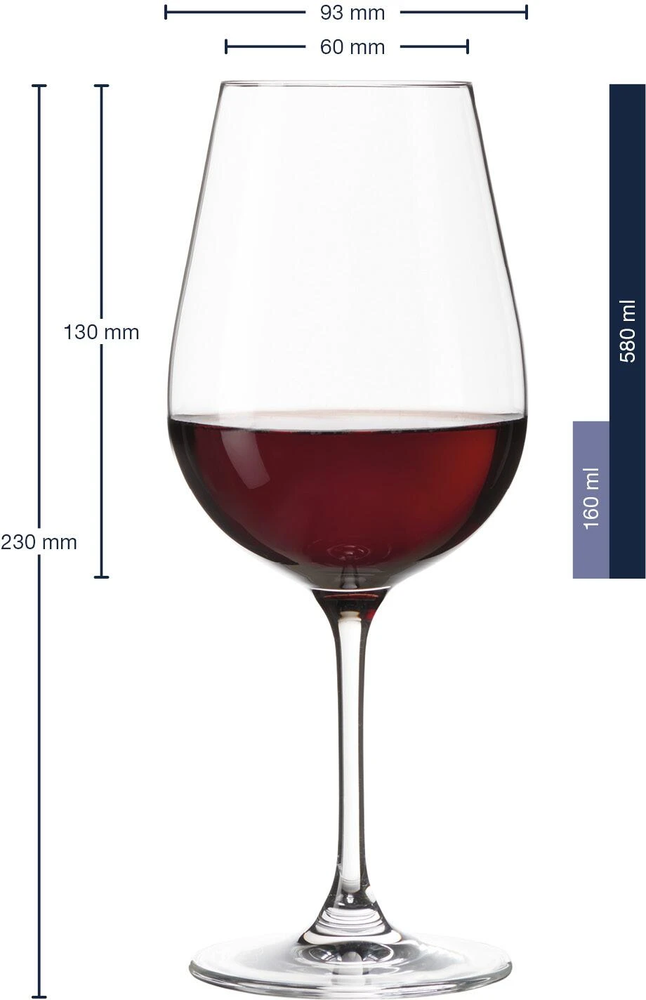 Leonardo Rotweinglas TIVOLI 580 Ml, 6er-Set 4 Leonardo Rotweinglas TIVOLI 580 Ml, 6er-Set – Bild 2