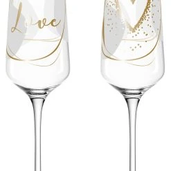 Leonardo 2 Sektgläser PRESENTE 280 Ml ′Love′