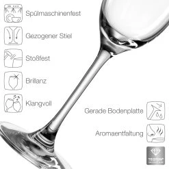 Leonardo Sektglas CIAO+ 190 Ml, 6er-Set -Red wine glass shop 210 061445 2 K