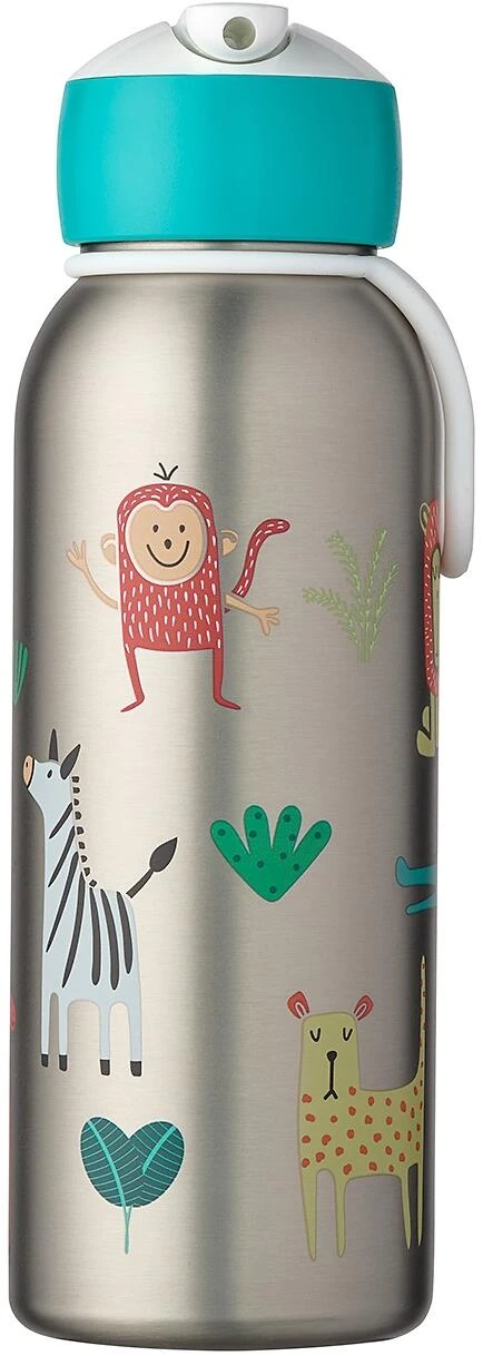 Mepal Thermoflasche Flip-up Campus 350 Ml - Animal Friends 4 Mepal Thermoflasche Flip-up Campus 350 Ml - Animal Friends – Bild 2