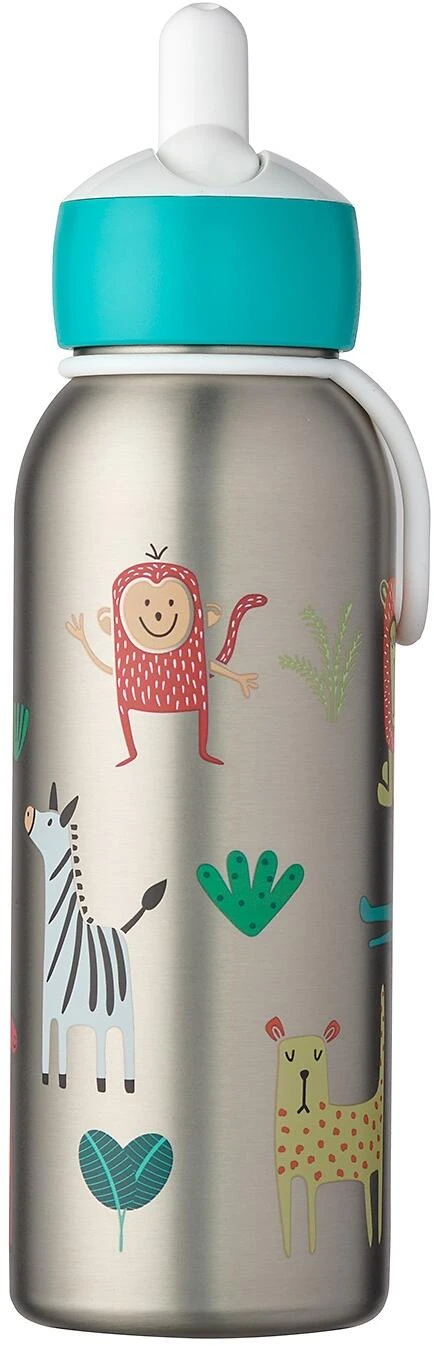 Mepal Thermoflasche Flip-up Campus 350 Ml - Animal Friends 3 Mepal Thermoflasche Flip-up Campus 350 Ml - Animal Friends