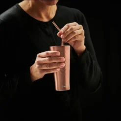 Lurch Isolier-Becher THE ONE Rose -Red wine glass shop 215 RS3783 240996 Isolier Becher THE ONE 400ml Rose Trinkhalm scr