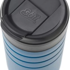 Esbit MAJORIS Edelstahl Thermobecher Mit Klick-Verschluss, 450ML, Polar Blue -Red wine glass shop 219 MGF450TL PB 2