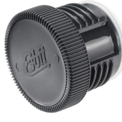 Esbit MAJORIS Edelstahl Isolierflasche Mit Doppelwandigem Edelstahl-Becher, 0.5L, Schwarz -Red wine glass shop 219 VF500TL DG 3