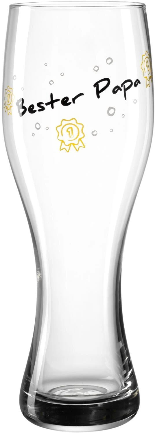 Leonardo Weizenbierglas PRESENTE 500 Ml ′Bester Papa′ 3 Leonardo Weizenbierglas PRESENTE 500 Ml ′Bester Papa′
