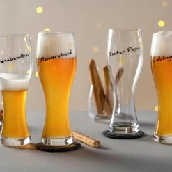 Leonardo Weizenbierglas PRESENTE 500 Ml ′Bester Papa′ 7 Leonardo Weizenbierglas PRESENTE 500 Ml ′Bester Papa′ -Red wine glass shop 221 044523 2 K