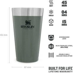 Stanley Adventure Pint 0,47l, Grün -Red wine glass shop 222 669400 web3