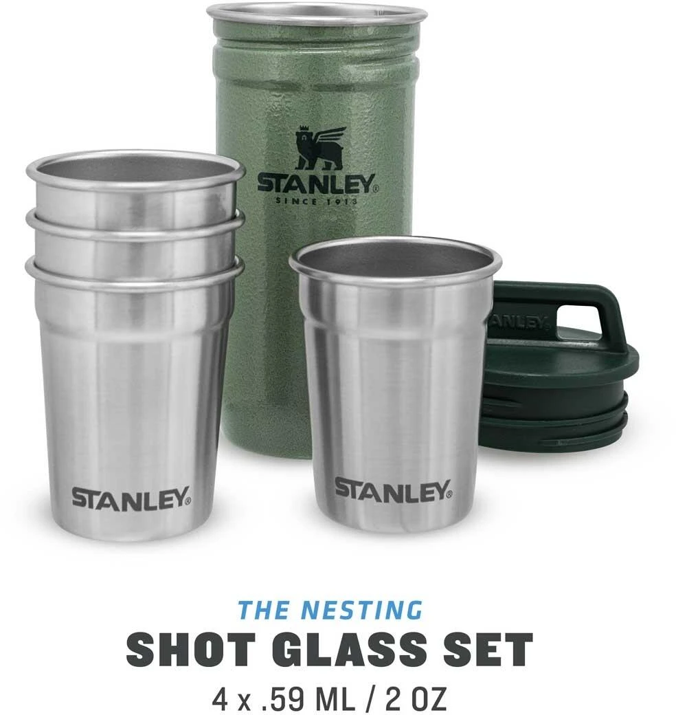 Stanley Edelstahlbecher 4x59ml, Grün 5 Stanley Edelstahlbecher 4x59ml, Grün – Bild 3