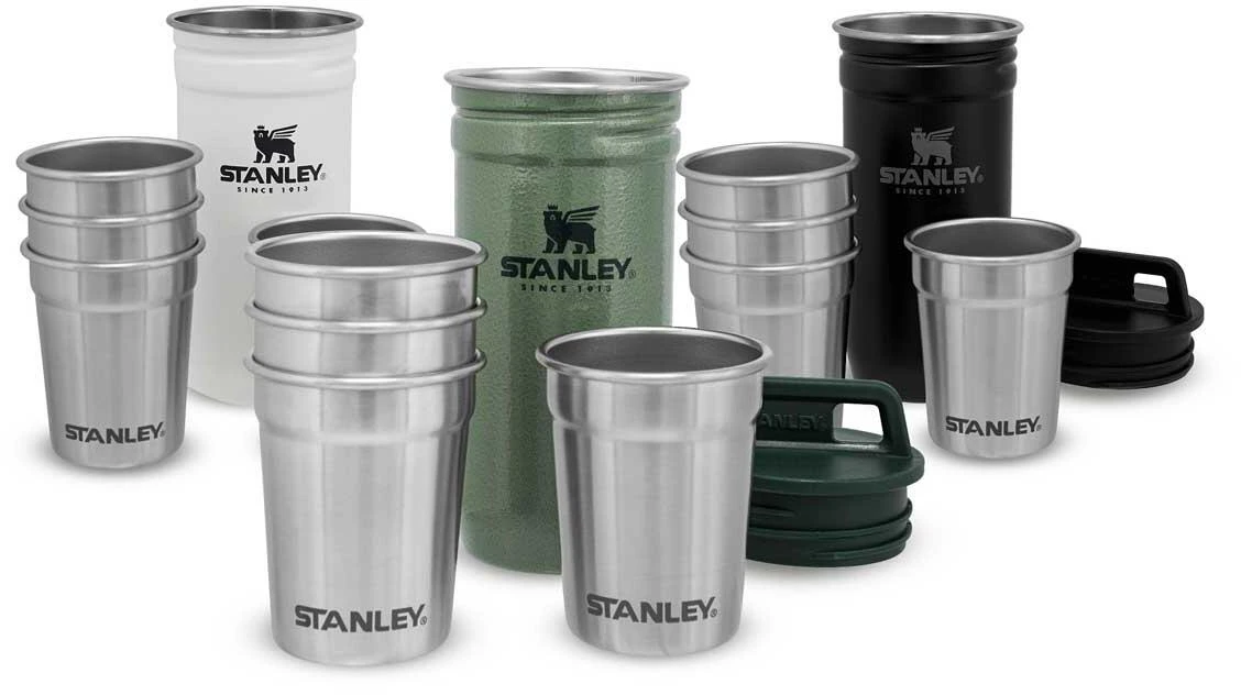 Stanley Edelstahlbecher 4x59ml, Grün 4 Stanley Edelstahlbecher 4x59ml, Grün – Bild 2