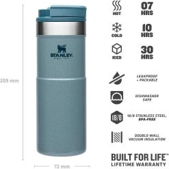 Stanley NEVERLEAK 0,47l, Ice -Red wine glass shop 222 675202 web3