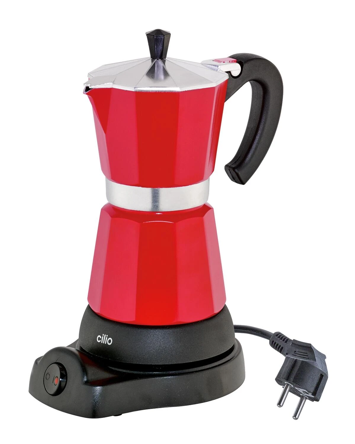 Cilio Espressokocher Classico Elektrisch In Rot 3 Cilio Espressokocher Classico Elektrisch In Rot
