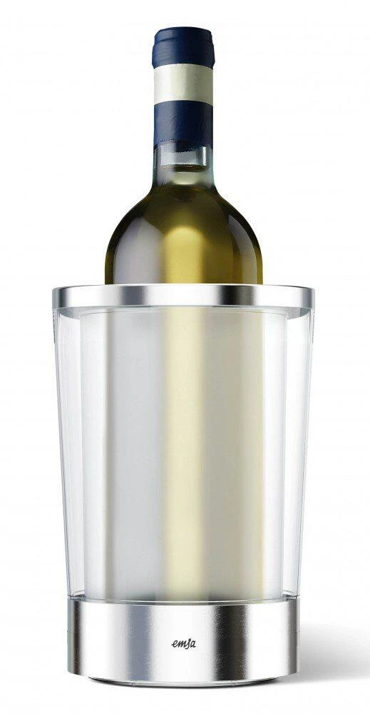 Emsa Flow Slim Flaschenkühler Edelstahl 3 Emsa Flow Slim Flaschenkühler Edelstahl