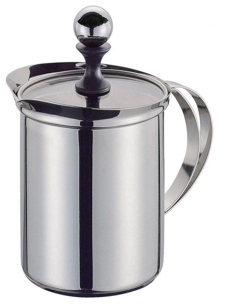 Cilio Cappuccinocreamer Deluxe Mit Glasdeckel 3 Cilio Cappuccinocreamer Deluxe Mit Glasdeckel