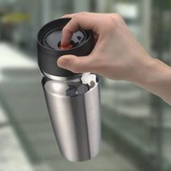 Alfi Isolier-Trinkbecher IsoMug Plus In Schwarz -Red wine glass shop 5617205035 1 l