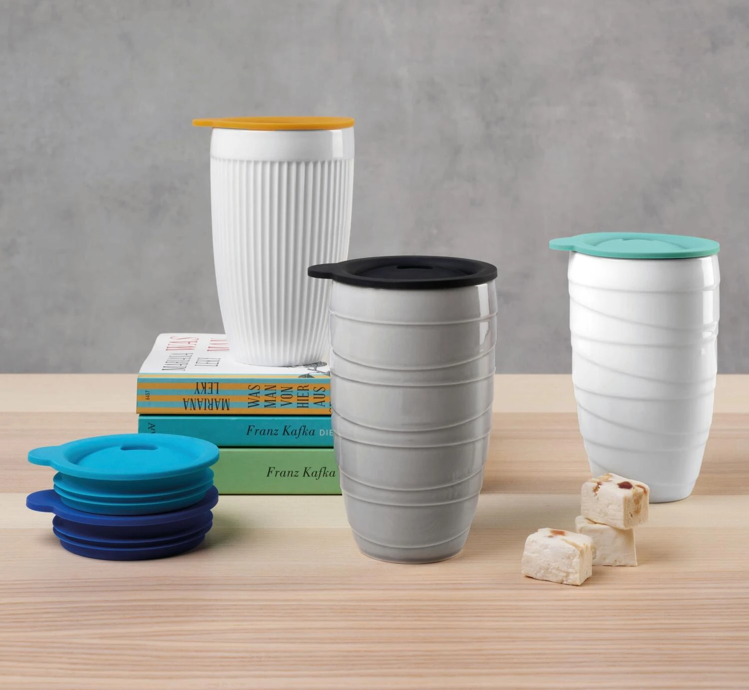 ASA Thermobecher Thermo Twisted, Weiß 6 ASA Thermobecher Thermo Twisted, Weiß – Bild 4