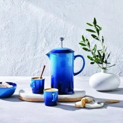 Le Creuset Kaffeebereiter In Azure -Red wine glass shop AZURE S 5524 copy 1