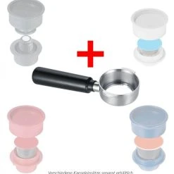 Graef Espressomaschine Pivalla ES 702 Mit Kapsel-Siebträger -Red wine glass shop ES702EU01 Kapselsystemhalter im Lieferumfang enthalten neu l