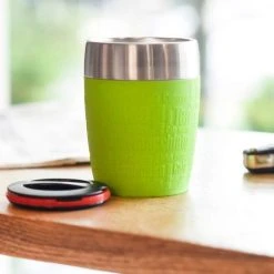 Emsa Isolier-Trinkbecher Travel Cup In Wasserblau 9 Emsa Isolier-Trinkbecher Travel Cup In Wasserblau -Red wine glass shop Emsa Travel Cup Isolierbecher 378176 Gruen Milieu I l 1