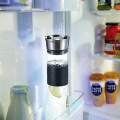 GEFU Karaffe CASCADA -Red wine glass shop GEFU 35270 Wasserkaraffe im Kuehlschrank 1 bearbeitet l