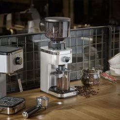 GRAEF Kaffeemühle CM 500, Silber -Red wine glass shop Graef Motiv CM500