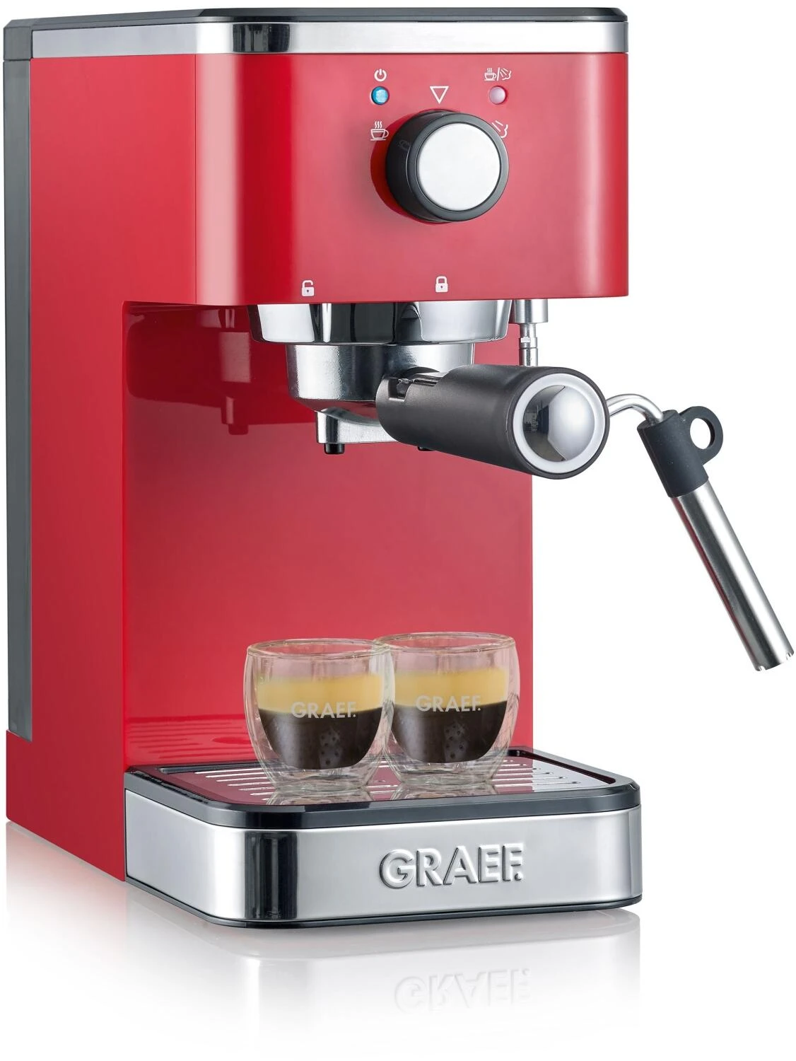 GRAEF Siebträger-Espressomaschine Salita, Rot 3 GRAEF Siebträger-Espressomaschine Salita, Rot