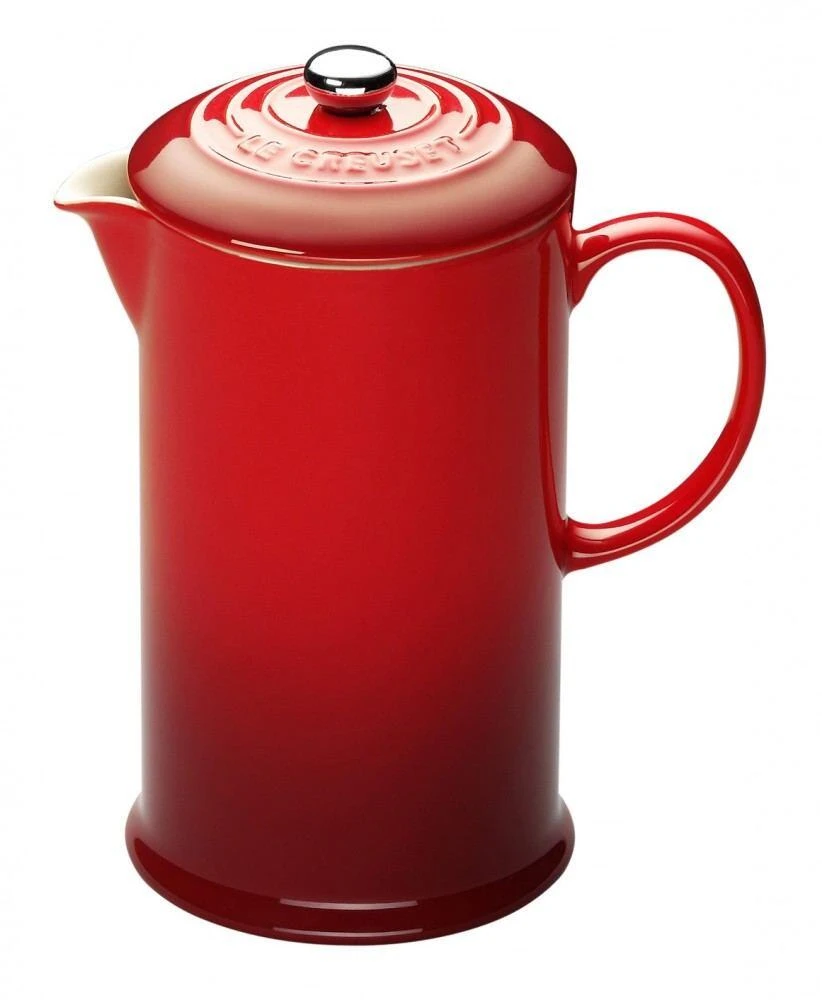 Le Creuset Kaffeebereiter In Kirschrot 3 Le Creuset Kaffeebereiter In Kirschrot