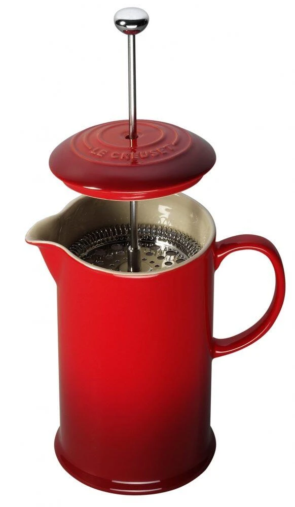 Le Creuset Kaffeebereiter In Kirschrot 4 Le Creuset Kaffeebereiter In Kirschrot – Bild 2