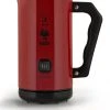 Bialetti Elektrischer Milchaufschäumer MK02 Rot -Red wine glass shop MILKFROTHER ECONOMICO ROSSO 1