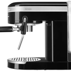 KitchenAid Halbautomatische Espressomaschine ARTISAN In Onyx Schwarz -Red wine glass shop P200142KP 058z EMEA OB