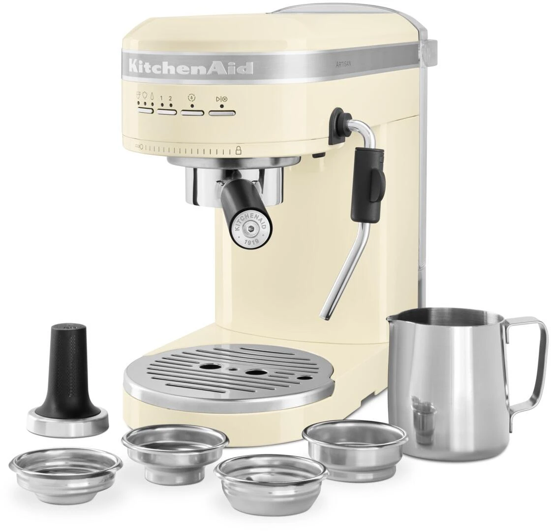 KitchenAid Halbautomatische Espressomaschine ARTISAN In Creme 7 KitchenAid Halbautomatische Espressomaschine ARTISAN In Creme – Bild 5