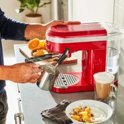 KitchenAid Halbautomatische Espressomaschine ARTISAN In Empire Rot -Red wine glass shop P200263kp 087z