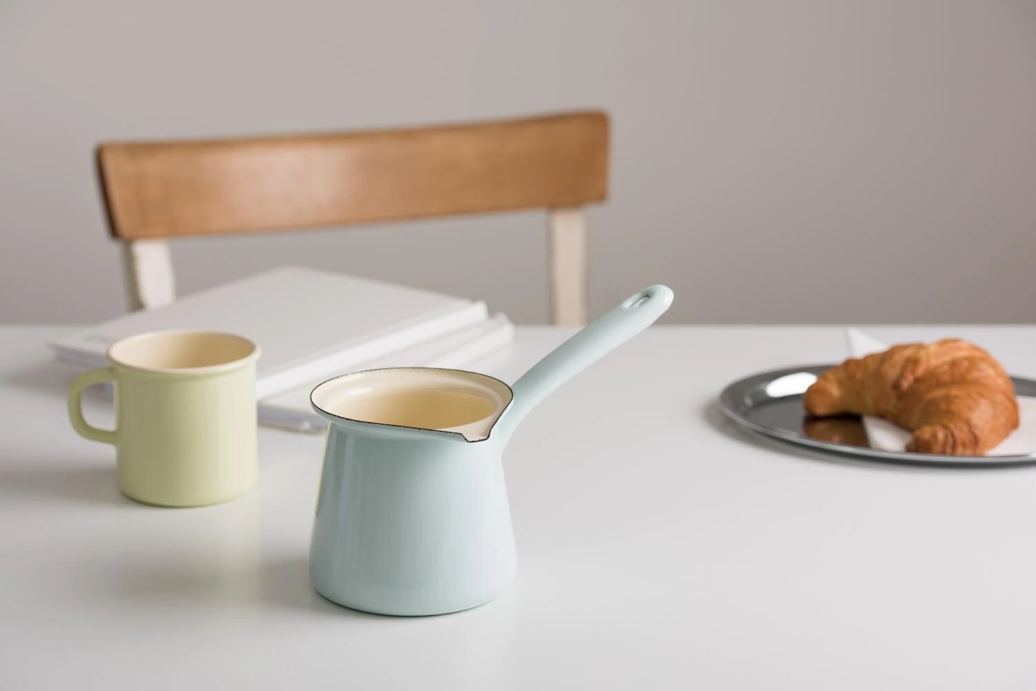 Riess Emaille Riess Kaffeekocher Aus Emaille In Türkis 4 Riess Emaille Riess Kaffeekocher Aus Emaille In Türkis – Bild 2