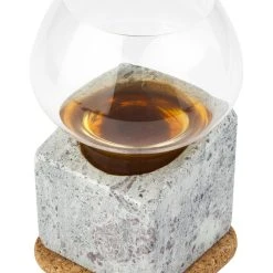 Täljsten Spirituosen-Kühler Aus Speckstein Mit Trinkglas