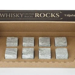 Täljsten Whiskysteine Aus Speckstein, 9-teilig -Red wine glass shop TAeLJSTEN ORIGINAL WHISKY STONES 5 l