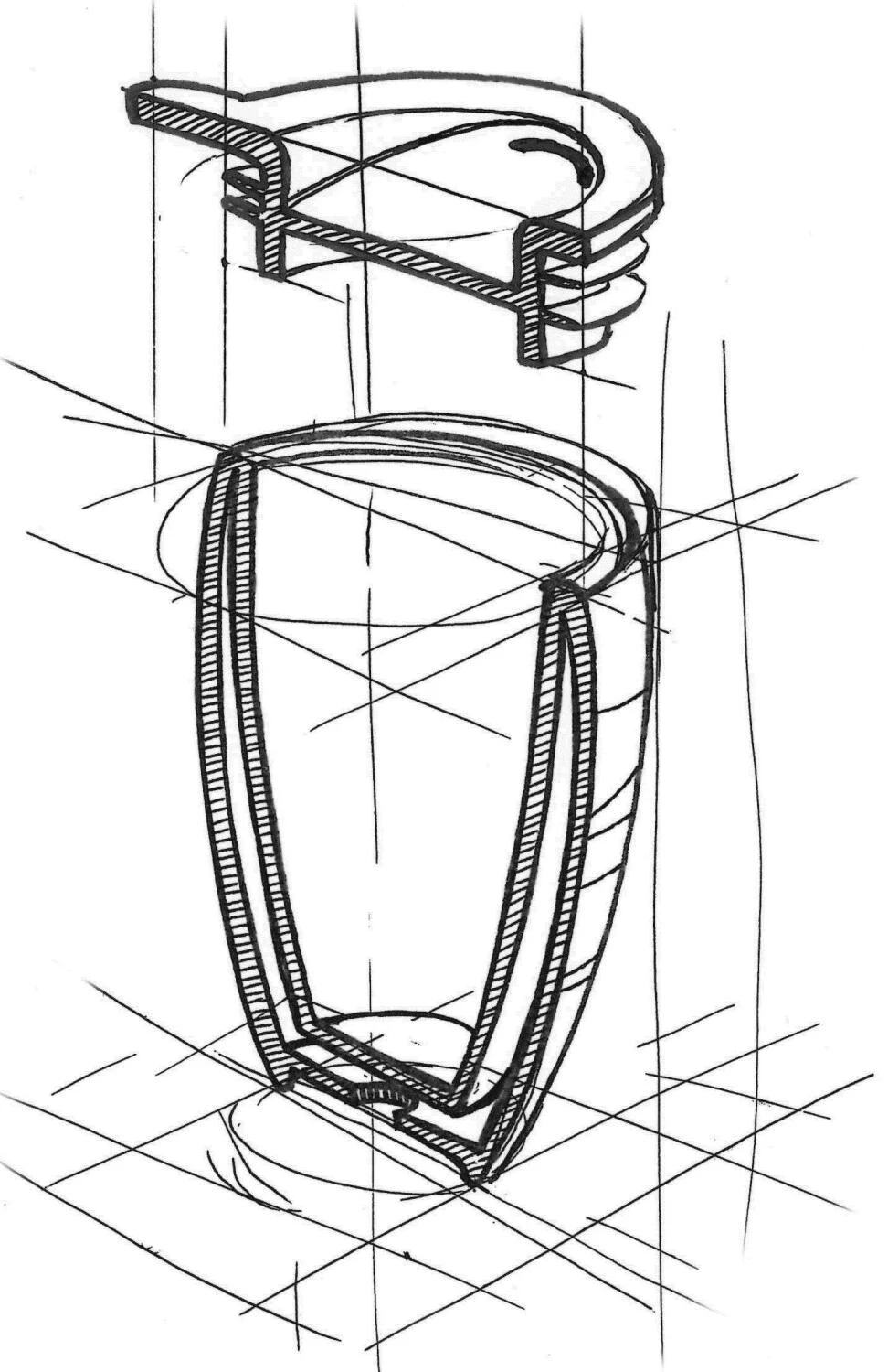 ASA Thermobecher Thermo Twisted, Weiß 4 ASA Thermobecher Thermo Twisted, Weiß – Bild 2