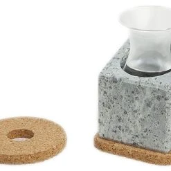 Täljsten Glaskühler Aus Speckstein Mit Trinkglas