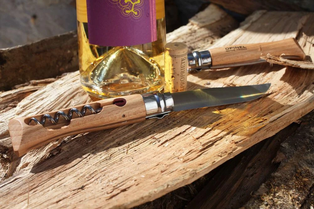 Opinel Messer Mit Korkenzieher, Größe 10, Rostfrei 6 Opinel Messer Mit Korkenzieher, Größe 10, Rostfrei – Bild 4