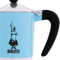 Bialetti Espressokocher Rainbow Hellblau -Red wine glass shop rainbow blue 3
