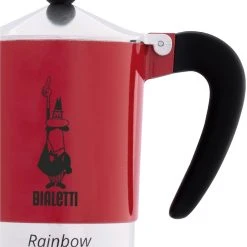 Bialetti Espressokocher Rainbow Rot -Red wine glass shop rainbow red 3