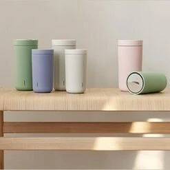 Stelton Isolierbecher To Go Click, Soft Rose -Red wine glass shop to go click pastell