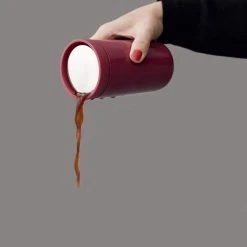 Stelton Isolierbecher To Go Click, Dark Blue, Metallic -Red wine glass shop web ambiente To go click2 l